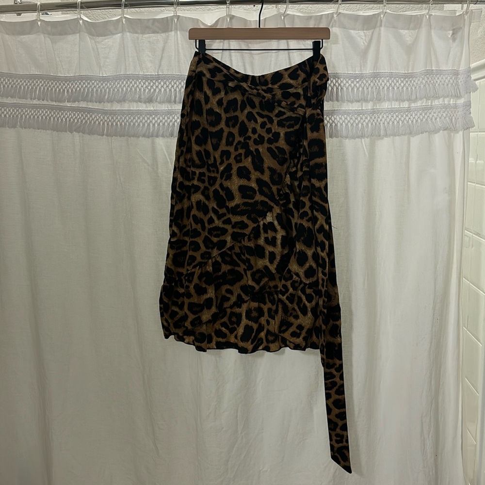 Cheetah print skirt